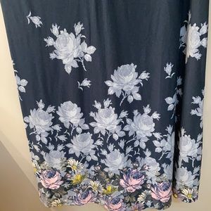Lularoe XL floral dipped Maxi skirt